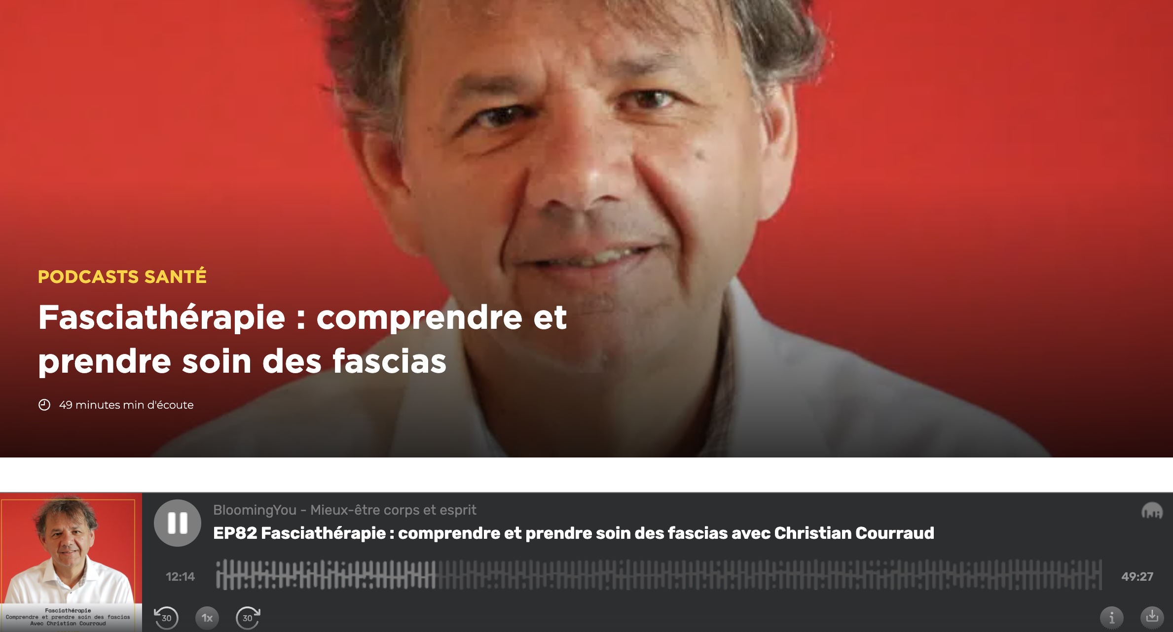 Fasciathérapie : le podcast pour tout comprendre !